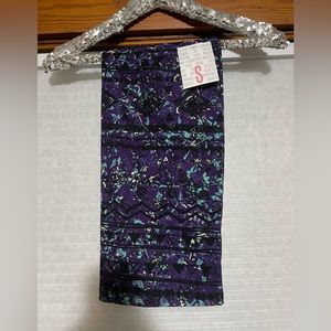 Lularoe cassie pencil skirt purple and teal nwt small